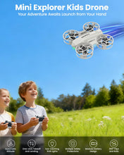 Load image into Gallery viewer, SIMREX Mini Drone for Kids & Beginners, RC Quadcopter with Altitude Hold, 3 Speed Modes