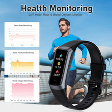 Load image into Gallery viewer, Zeacool Fitness Tracker with 24/7 Heart Rate, Blood Oxygen Blood Pressure Sleep Monitor