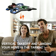 Load image into Gallery viewer, RGIMF Foam Remote Control Airplanes, RC Plane with Light, RC Airplane Fighter Jet (Blue)