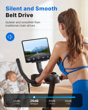 Load image into Gallery viewer, MERACH Exercise Bike, Brake Pad Stationary Bike with Exclusive App -Blue