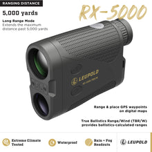 Load image into Gallery viewer, Leupold RX-5000 TBR/W with DNA Black, Red OLED