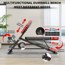 Load image into Gallery viewer, K KiNGKANG Adjustable Weight Bench,Roman Chair Load 500 LBS Workout Bench for Home Gym Workout Fitness Equipment Adjusts to Decline or Flat Bench