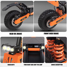 Load image into Gallery viewer, Electric Scooter,5600W Dual Motors Scooter,46 MPH Folding Commuting Electric Scooter Adults with Dual Braking & Shock Absorption