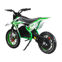Load image into Gallery viewer, Electric Motocross Dirt Bike with Speeds up to 15.5 MPH for Uphill and Off-Road Conditions,36V Electric Motorcycle
