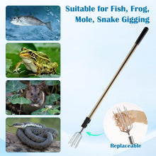 Load image into Gallery viewer, CYFIE Upgraded Telescopic Fishing Gaff, 9.4FT Durable Aluminum Alloy Fishing Gaff Pole with 8mm Screw, Secure Locking Mechanism, Capable for Fish Gig Harpoon Hook Spear, Use for Hunting Fish Frog Mole