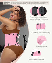 Load image into Gallery viewer, FeelinGirl Women Workout Waist Trainer Belt Tummy Control Waist, Body Shaper Pink 3XL
