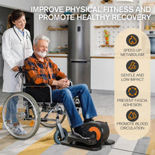 Load image into Gallery viewer, ESL Under Desk Elliptical - Portable Leg Exerciser for Seniors, Assembled Seated Elliptical with Remote Control, LCD Display Electric Elliptical Trainers with Traction Straps