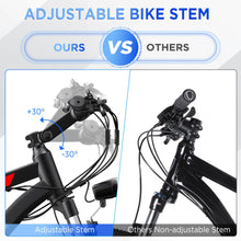 Load image into Gallery viewer, Electric Bike for Adults, 26'' 1000W Peak Ebike, Up to 50 Miles 21.7MPH Electric Mountain Bike with 48V 374.4WH Removable Battery