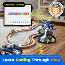 Load image into Gallery viewer, Robot X 12-in-1 Programmable APP RC Robot and Robot J 6-in-1 Programmable STEM Learning Toy