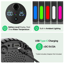 Load image into Gallery viewer, DR.PREPARE Portable Outdoor Shower, IPX8 Deep Waterproof Camping Shower Pump, 8000mAh Rechargeable Battery, 3 Spray Modes with 1.59 GPM Strong Flow, Portable Shower Head for Camp, Car Washing, Beach
