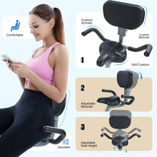 Load image into Gallery viewer, BARWING Exercise Bike Stationary Bikes for Home with APP,3 in 1 Folding Exercise Bikes App-X4-Grey