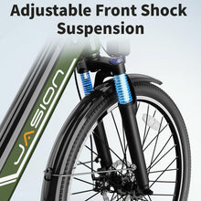 Load image into Gallery viewer, Jasion Roamer Electric Bike for Adults,1200W Peak Motor,28 mph Max Speed,528WH Removable Battery Ebike, Green