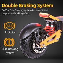 Load image into Gallery viewer, Electric Scooter with Seat, 6000W Double Motor & 52 Mph Max Speed, Up to 120KM Range, 60V/38Ah Large Capacity Battery, Oil Brack