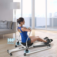 Load image into Gallery viewer, GYMAX Rowing Machine for Home - Silver
