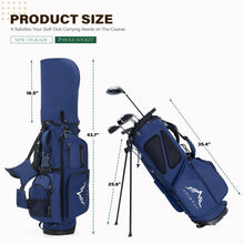 Load image into Gallery viewer, uniHimal Lightweight 7-Way Golf Stand Bag for Men & Women (Blue)