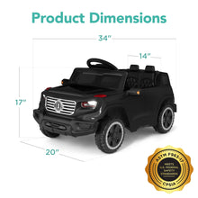 Load image into Gallery viewer, Best Choice Products Kids 6V Ride On Truck w/Parent Remote Control, 3 Speeds, LED Lights, Black