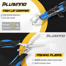 Load image into Gallery viewer, PLUSINNO Fishing Rod and Reel Combos - Carbon Fiber Telescopic Fishing Pole - Spinning Reel 12 +1 Shielded Bearings Stainless Steel BB