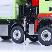 Load image into Gallery viewer, 1/14 RC Hydraulic 3-Ways Dump Crane Truck 8X8 7CH Painted Remote Control Tipper Car Unfinished Body Shell Construction Vehicle