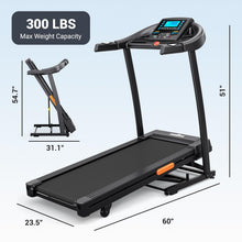 Load image into Gallery viewer, THERUN Incline Treadmill - Orange Black - upgrade