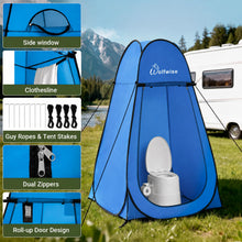 Load image into Gallery viewer, WolfWise Pop Up Shower Tent for Camping Essentials, Compact & Lightweight