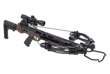 Load image into Gallery viewer, Killer Instinct Rapid 420 Crossbow - 420 FPS High-Speed Hunting Crossbow with 4×32 Scope, Rope Cocker, Arrows, Quiver & Rail Lube - Compact & Powerful Kit