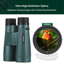Load image into Gallery viewer, 18x56 UHD Binoculars for Adults High Powered with Upgraded Phone Adapter, Wide Field of View Binoculars with Clear Low Light Vision, Lightweight Waterproof Binocular for Bird Watching Travel Cruise
