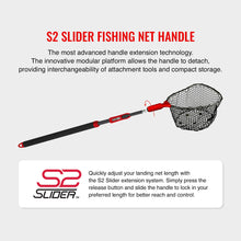 Load image into Gallery viewer, EGO S2 Slider Fishing Landing Net, Large Rubber Mesh, 29-60-Inch Handle