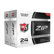 Load image into Gallery viewer, WILSON Staff Zip Double Dozen Golf Balls, White, Large (WGWP25000) (Pack of 6)