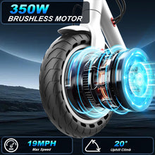 Load image into Gallery viewer, 8.5" Aluminum Alloy Frame E Scooter for Adults 19 MPH Sport Escooter 350W Motor, Electric Scooter Up to 22 Miles Range