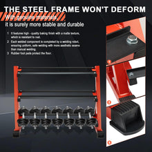 Load image into Gallery viewer, Prime Prosperity Dumbbell Rack 3 Tier Heavy Duty Weight Organizer Dumbbell Storage Stand Holder 1100lbs Capacity Quick Assembly Dumbbell Weight Storage Rack For Home Gym, Red (Rack Only)