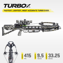 Load image into Gallery viewer, TenPoint Turbo X Crossbow, Vektra - 415 FPS - Equipped with 100-Yard RangeMaster Scope, ACUslide Cocking & De-Cocking System + S2 Trigger