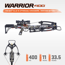 Load image into Gallery viewer, Wicked Ridge by TenPoint Warrior 400, Peak XT - 400 FPS - Uncompromising Performance Under $500 - Includes Pro-View 400 Lighted Scope, Rope Cocker & Three Match 400 Arrows