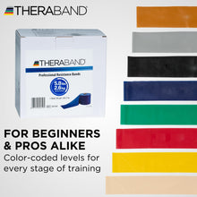 Load image into Gallery viewer, THERABAND Resistance Band, Blue, Extra Heavy, 50-Yard Roll, Latex-Free, Elastic Band