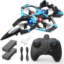 Load image into Gallery viewer, Weavixol Beginner Drones for Kids 8-12, 2026 Remote Control Airplanes RC Planes for Kid, RC Airplane Fighter Jet with Light