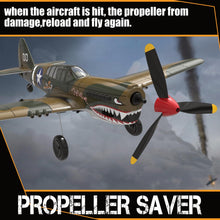 Load image into Gallery viewer, RC Plane 4-CH RC Airplane – RC Airplane Ready to Fly Upgrade P-40 Warhawk Remote Control Airplanes for Beginners Adult with Beginners