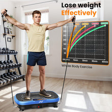 Load image into Gallery viewer, AXV Vibration Plate Fitness Platform Exercise Machine Vibrating Shaking Full Body Shaker Workout Vibrate Stand Shake Board Sport for Weight Loss Fat Burner for Gym Home Office