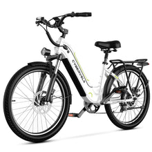Load image into Gallery viewer, Cybervelo 1000 Peak Electric Bike for Adults,up 80 Miles Removable Battery Ebike, 26" Electric E Bike with 7-Speed,Adult Electric Bicycles