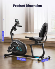 Load image into Gallery viewer, MERACH Recumbent Exercise Bikes for Home with Smart Bluetooth Equipment Exercise Bikes