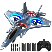 Load image into Gallery viewer, ENJOYFLY Foam Remote Control Airplanes, RC Planes with Light, RC Airplane Fighter Jet