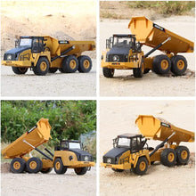 Load image into Gallery viewer, RC Dump Truck 1/24 Scale 2.4G Remote Control Articulated Truck Construction Car Electronic Simulation Engineering Vehicle Toys