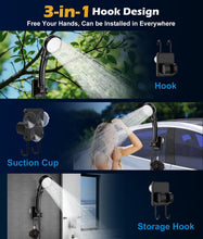 Load image into Gallery viewer, 2026 Upgraded Portable Shower for Camping, Rechargeable Camping Shower with LED Display, 5 Gal Collapsible Bucket, 5 Adjustable Speeds, IPX8 Waterproof Portable Shower Kit for Hiking, Car, Pet, Travel