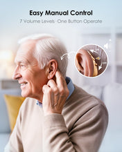 Load image into Gallery viewer, Karthus Hearing Aids, Rechargeable Hearing Aids for Seniors with Hearing Loss - Black