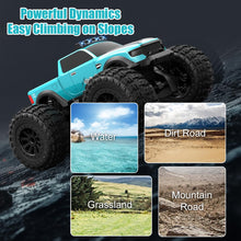 Load image into Gallery viewer, Amphibious Remote Control Car Waterproof Monster Truck Toys for Kid 4WD All Terrain Off Road RC Cars 2.4G RC Trucks (RED)