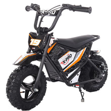 Load image into Gallery viewer, X-PRO XP250E 250W 24V Electric Dirt Bike with Chain Drive! 6.5" Wheels! Rear Disc Brakes! (Orange)