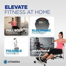 Load image into Gallery viewer, Stamina Body Trac Glider 1050 Rowing Machine