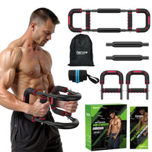 Load image into Gallery viewer, Vanlgs Twister Arm Trainer for Men, Chest Workout Equipment 5-Level Adjustable (40-130lb)-Red