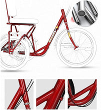 Load image into Gallery viewer, Adult Tricycle - 3 Wheel Bikes for Adults Shopping Tricycle for Adult 3 Wheel Bicycle, Three Wheels Cycling Pedal Trikes with Cart