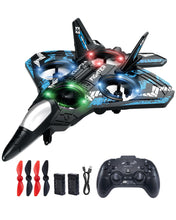 Load image into Gallery viewer, Boys and Girls, Jet with LED Lights 360° Flip, 2 Rechargeable Batteries Easter Gift