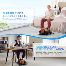 Load image into Gallery viewer, Under Desk Elliptical, Elliptical Leg Exerciser for Seniors - Orange