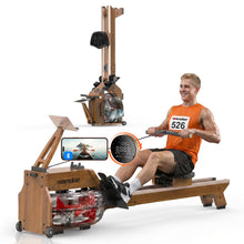 Load image into Gallery viewer, WENOKER Water Rowing Machines for Home Use - Chestnut